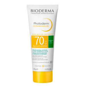 Bioderma Protetor Solar Facial Photoderm Antioleosidade FPS70 Incolor 40g