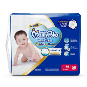 MamyPoko Fralda Calça Premium Seca M 68 Unidades