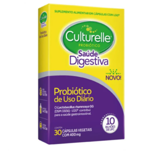 Probiótico Culturelle Saúde Digestiva 30 Cápsulas Vegetais