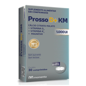 Suplemento Alimentar Prosso D+ Km 2000UI com 30 Comprimidos